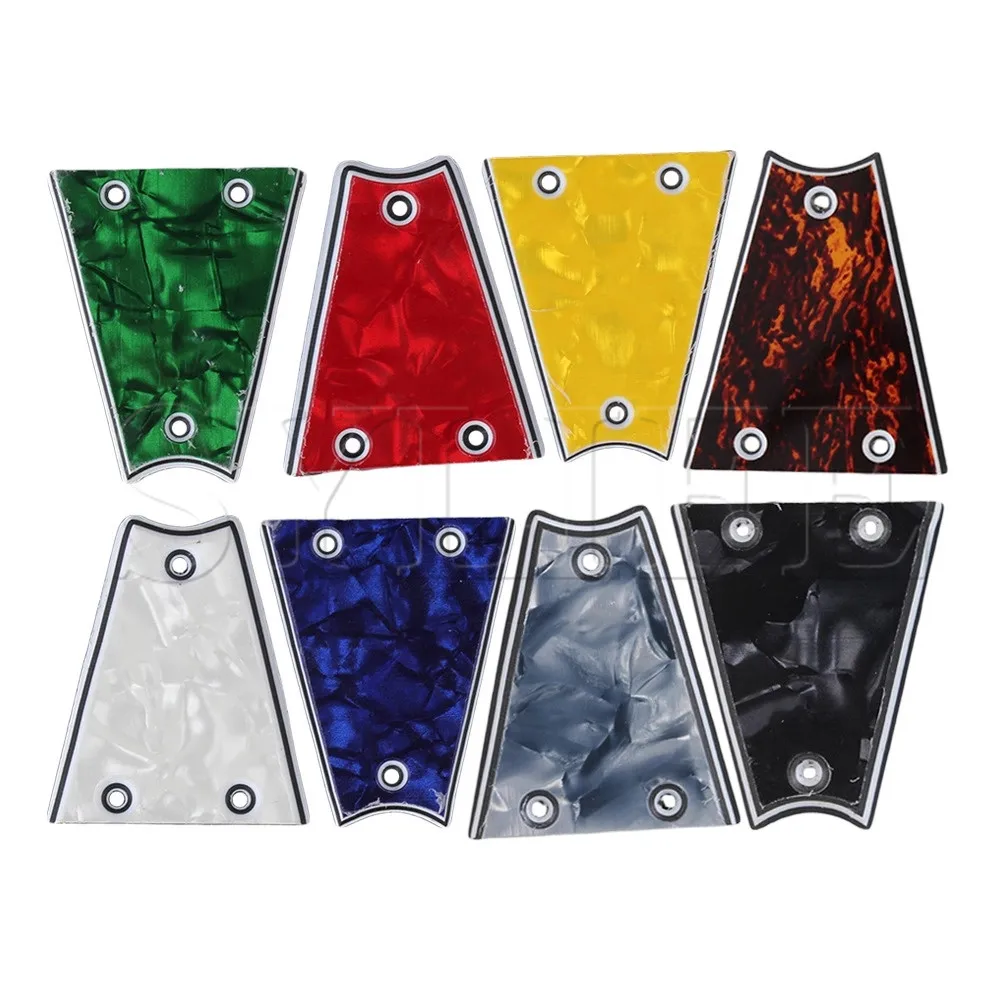 

8 Pieces Celluloid 3 Ply Guitar Truss Rod Cover with 3 Hole Muitlcolor