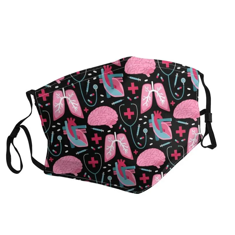 

Doctors Orders Pattern Mouth Face Mask Men Women Anti Haze Dust Nursing Supplies Protection Non-Disposable Respirator Muffle