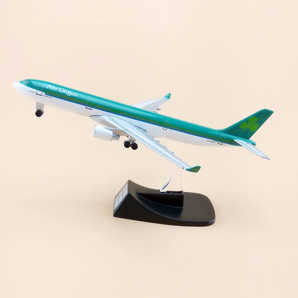 

Alloy Metal Airplane Model Air Aer Lingus Airbus 330 A330 Airlines Airways Plane Model W Stand Wheels Aircraft Gift 13cm
