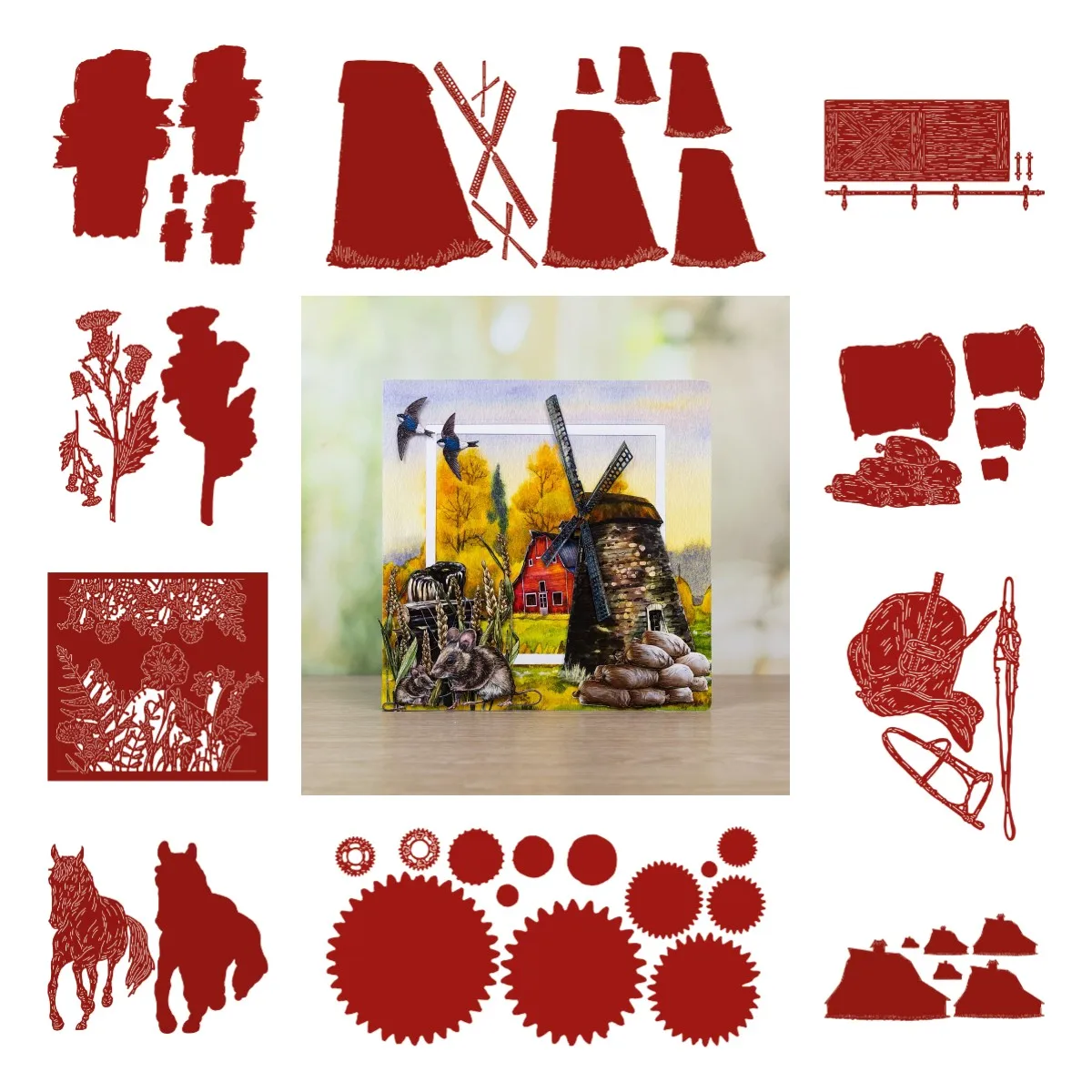 

Изысканная серия инструментов для резки урожая, металлическая пресс-форма «сделай сам», скрапбукинг, фотоальбом, декоративное тиснение, бу...