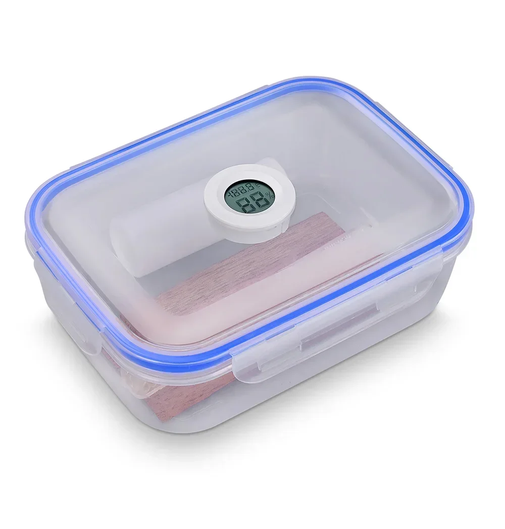 Чехол для сигар CIGARLOONG пластиковый прозрачный чехол хьюмидора 15-20 с увлажнителем