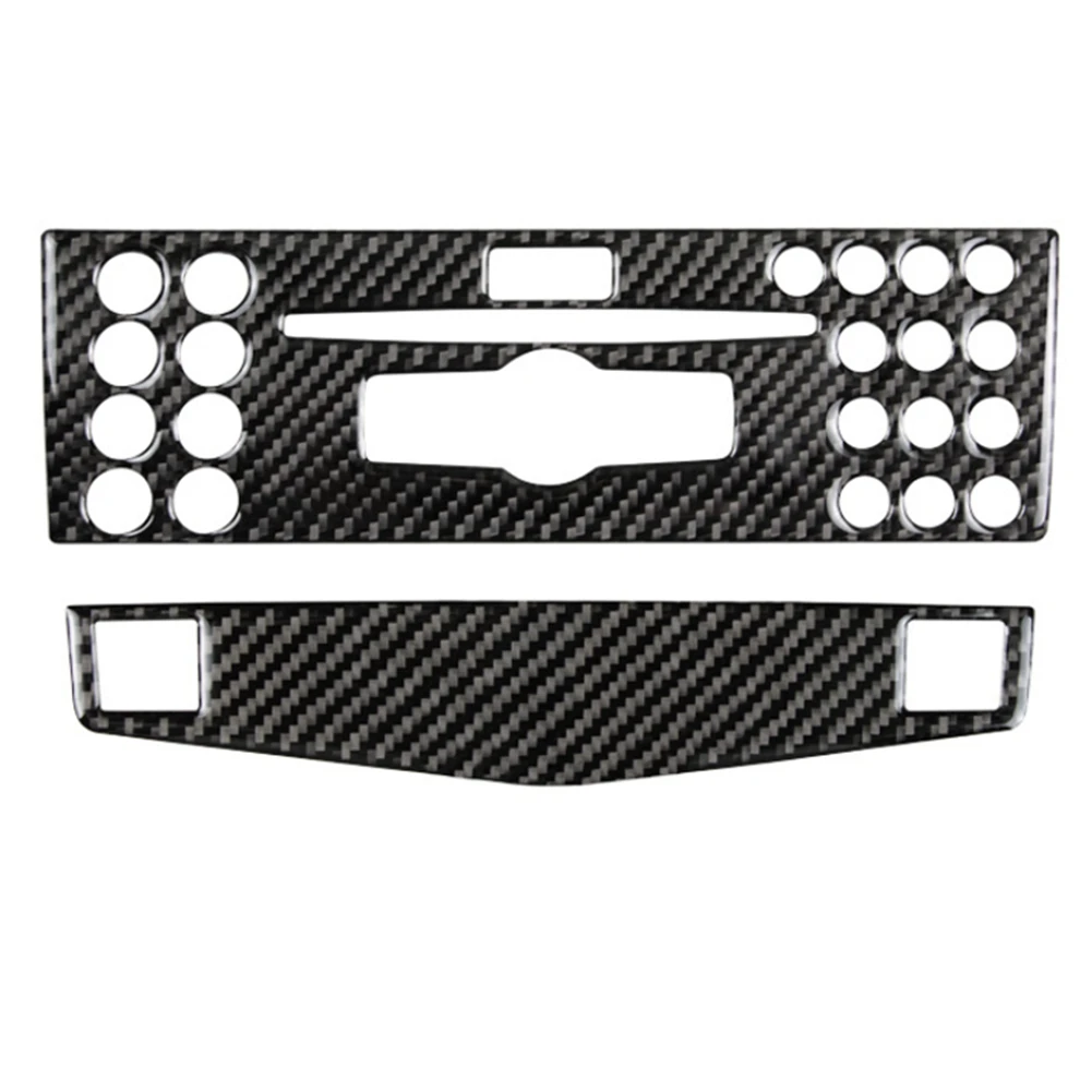 

Real Carbon Fiber for Benz C Class W204 2007-2010 Car Center Control Navigation Cover Frame Sticker Trim Accessories