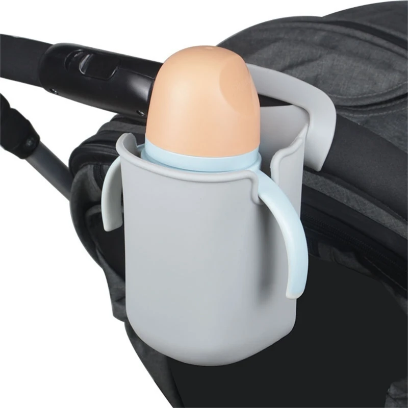 

Stroller Cup Holder Silicone Wheelchair Cup Holder Stroller Cup & Phone/Drink