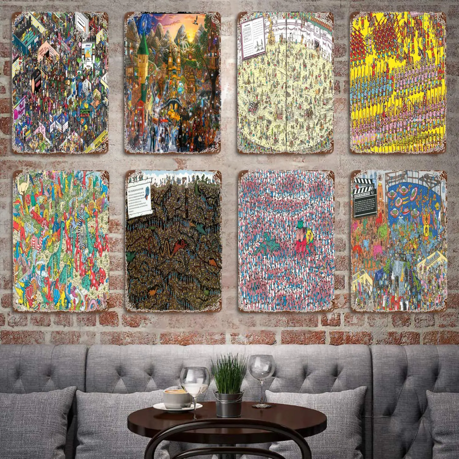 Металлический декоративный постер «Где s Waldo-Toys», винтажный жестяной знак, металлический знак, искусство для паба, бара, мужской пещеры, Клубное украшение для стен