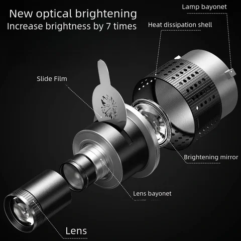 Набор для видеосъемки Bowens Mount Flash Cone Lens с Оптическим Проектором для Фотостудии, 35 см