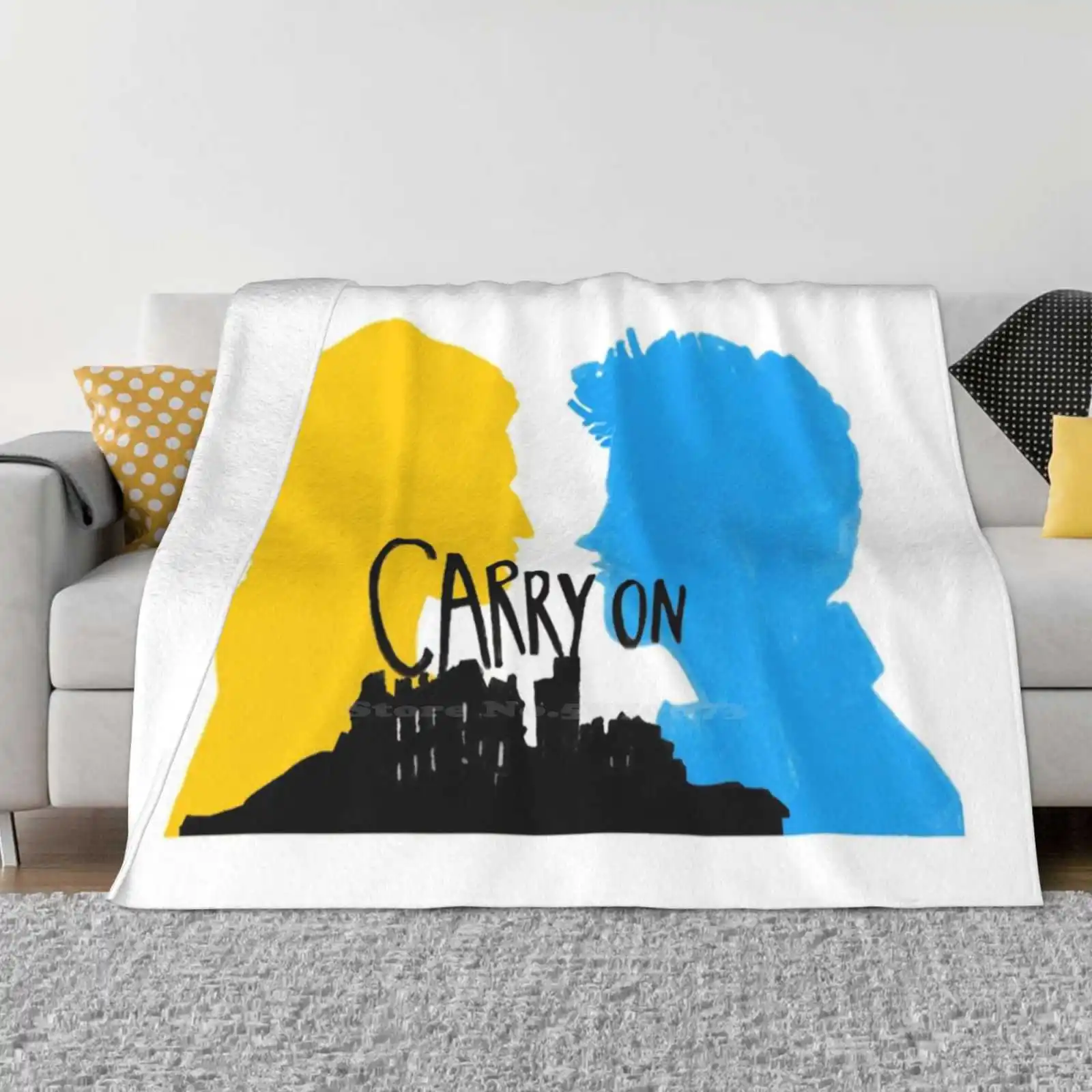 Новейшее супермягкое теплое легкое тонкое одеяло Carry On Simon Snow And Baz Rainbow Rowell Fangirl