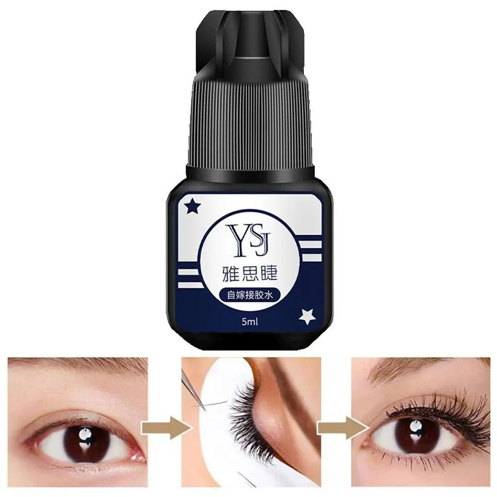 

Клей для наращивания ресниц 5 мл, водонепроницаемый, стойкий, быстросохнущий клей для наращивания ресниц, черный клей, не вызывает раздражения, инструменты для макияжа