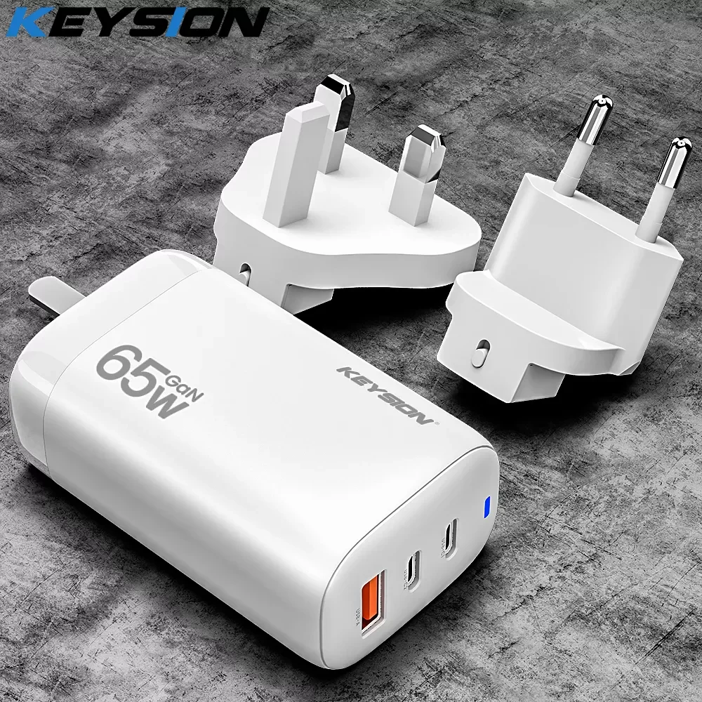 

Зарядное устройство KEYSION GaN USB Type-C, 65 Вт, быстрая зарядка