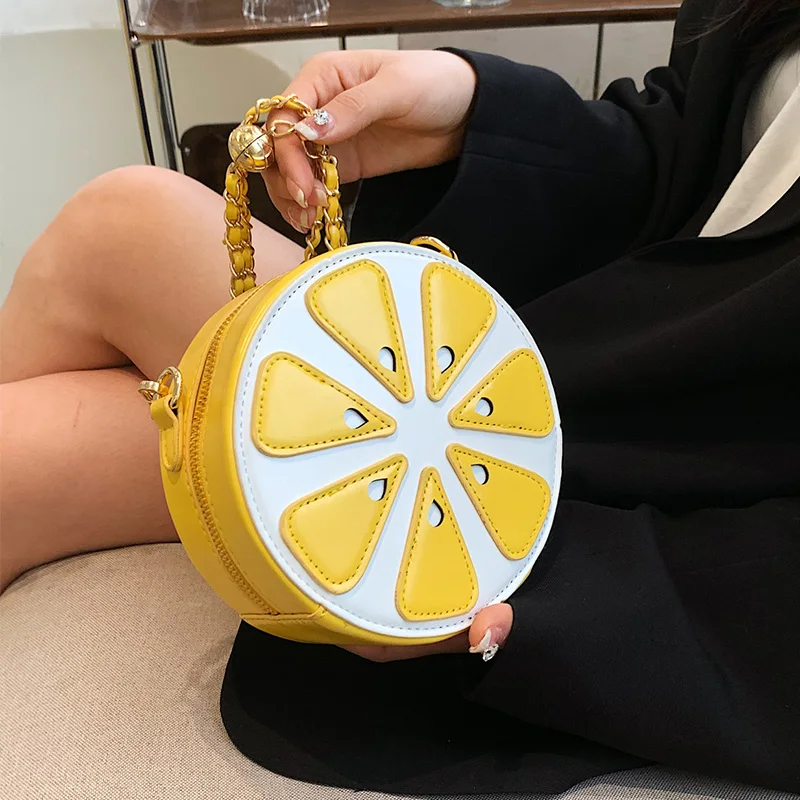 

Round Women Bag Cute Creative Funny Mini Crossbody Bag Girls Cartoon Cross Body Bag Fashion Casual Purse Circular Ladies Handbag