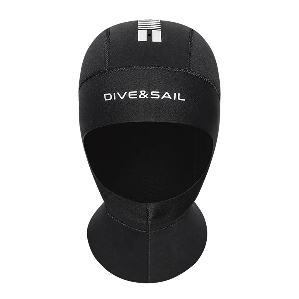 

DIVE SAIL 5MM Diving Caps Neoprene CR Super Elastic Snorkeling Equipment Hood with Shoulder Sunscreen Swim Swim Cap for Men
