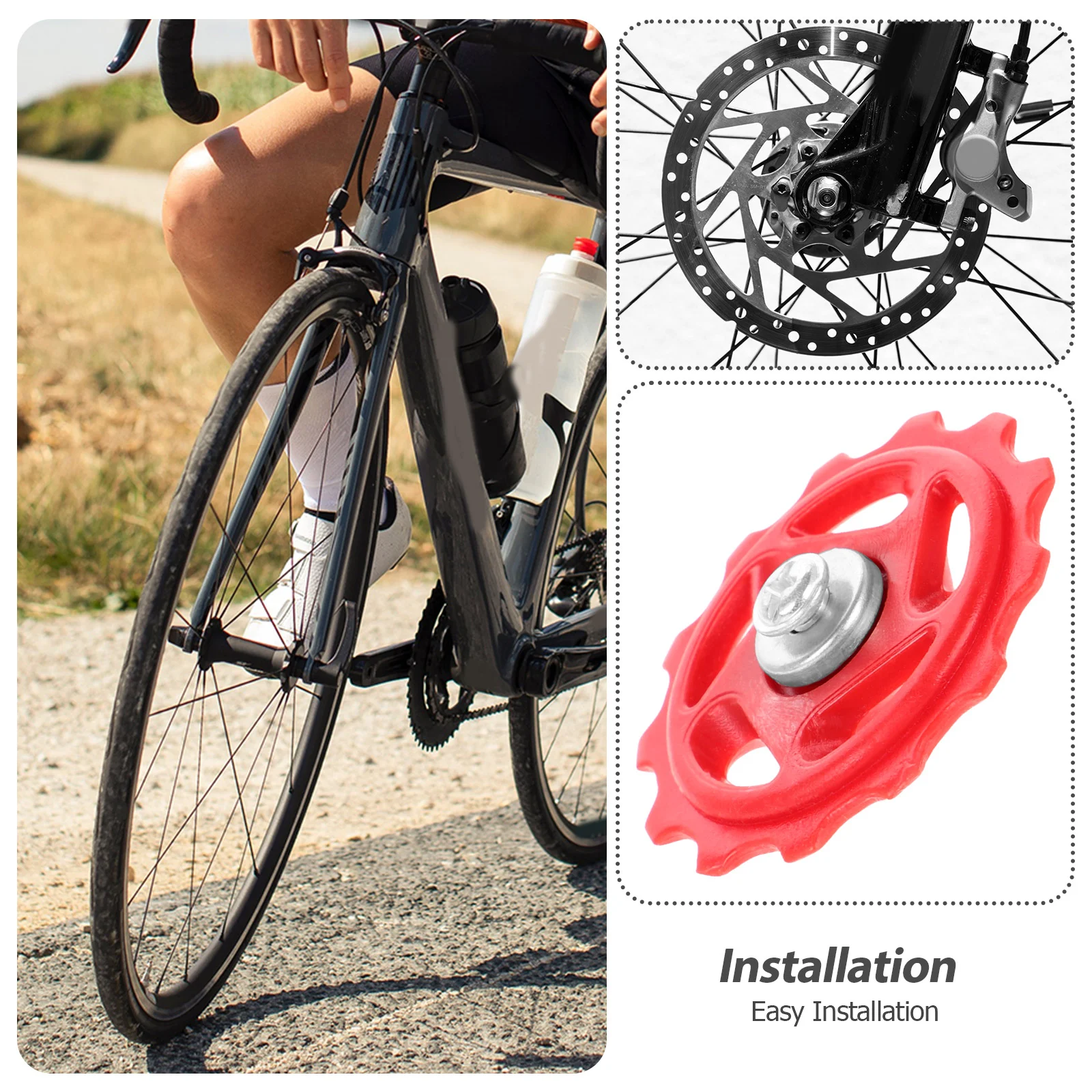 10 шт. шкив заднего переключателя колеса ролик велосипеда для горного задний