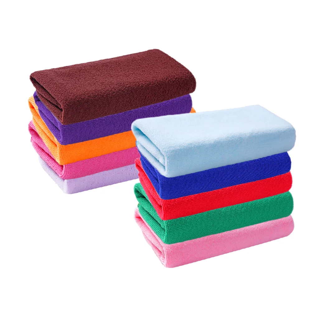 

10 Pcs/pack Microfibre Towel Hand Towels Super Absorbent Washcloths Microfiber Face