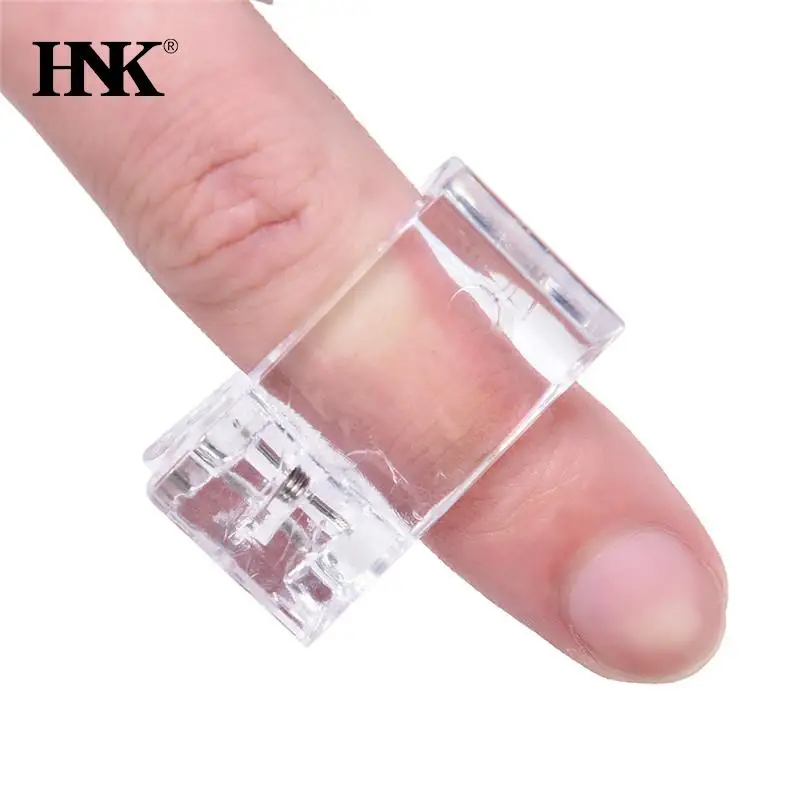 

1pcs Practical False Nails Clamp Nail Tips Clip Transparent Finger Poly Quick Building Gel Extension Nails Art Manicure Tool
