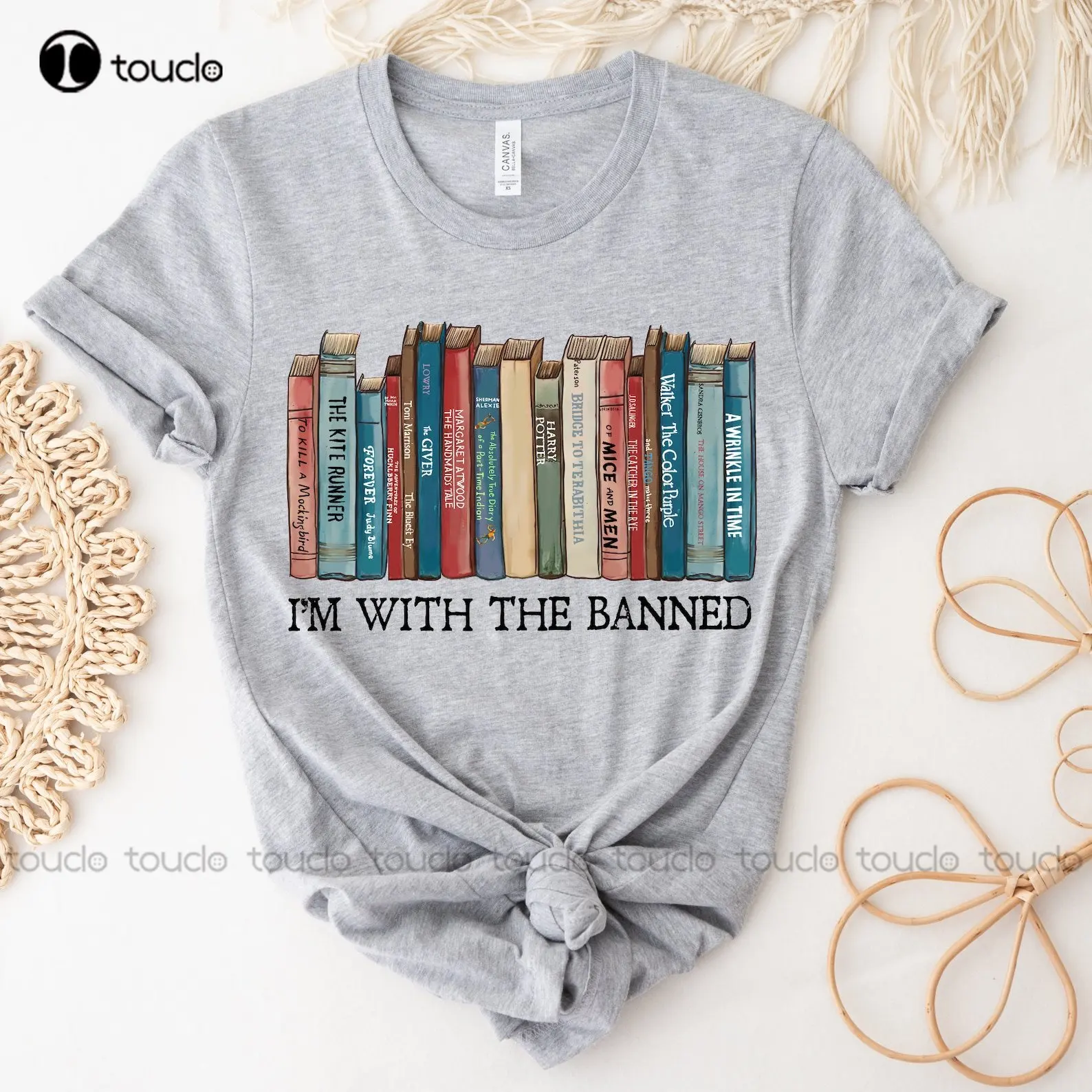 

I'M With The Banned Banned Books Shirt Banned Books Shirt Unisex Mens Tshirts Short Sleeve Funny Art Streetwear Cartoon Tee
