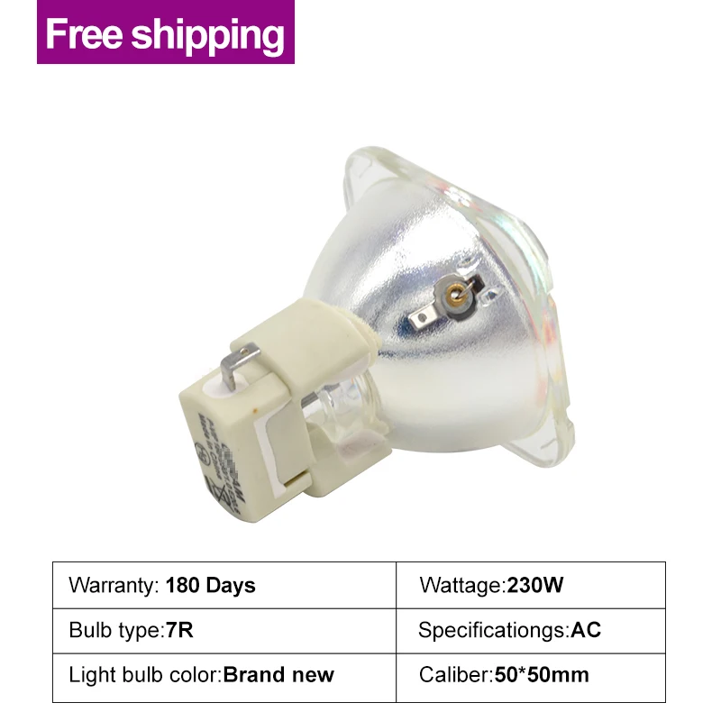 Лампа головного света P-VIP 180-230/1.0 E20.6 сменная лампа для лампы Osram 7R R7 230 Вт