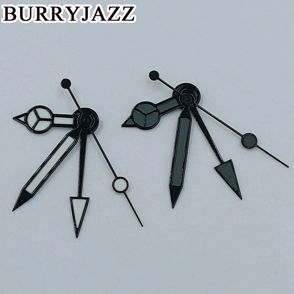 Часы BURRYJAZZ NH34 NH34A GMT черные/черные серые зеленые светящиеся стрелки