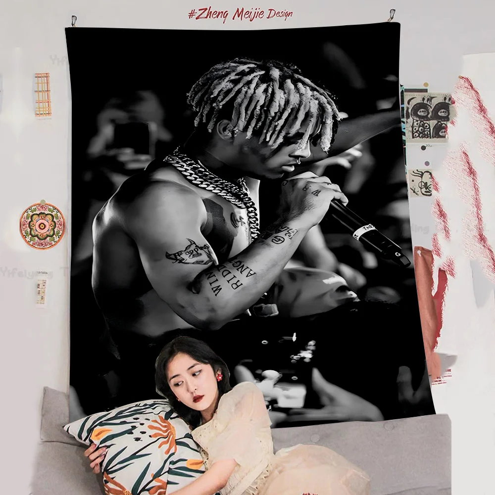 X-XXXTENTACION Hot Rapper Anime Tapestry Indian Buddha Wall Decoration Witchcraft Bohemian Hippie Hanging Sheets
