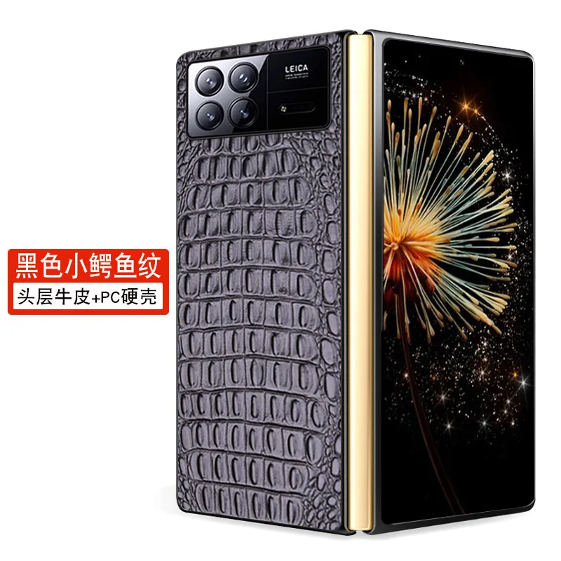 

Роскошный чехол-кошелек из натуральной кожи для телефона в деловом стиле для Xiaomi Mi Mix Fold3 Fold 3 2023, чехол-кобура с отделениями для кредитных карт и денег