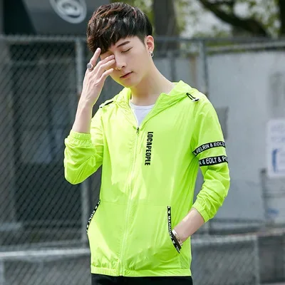 Мужская солнцезащитная одежда легкая дышащая защита от ультрафиолета