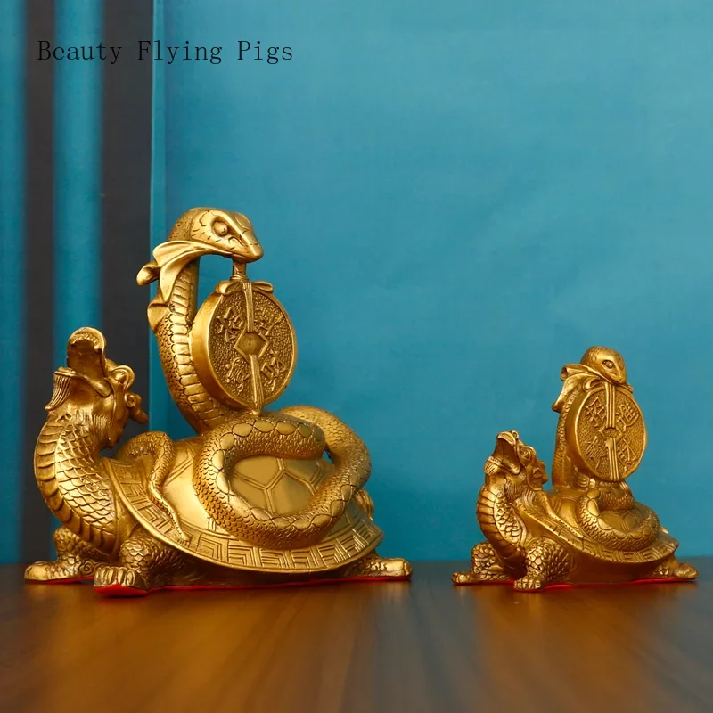 Биометрический Дракон из чистой меди в стиле ретро 1 шт. украшение виде Божьего