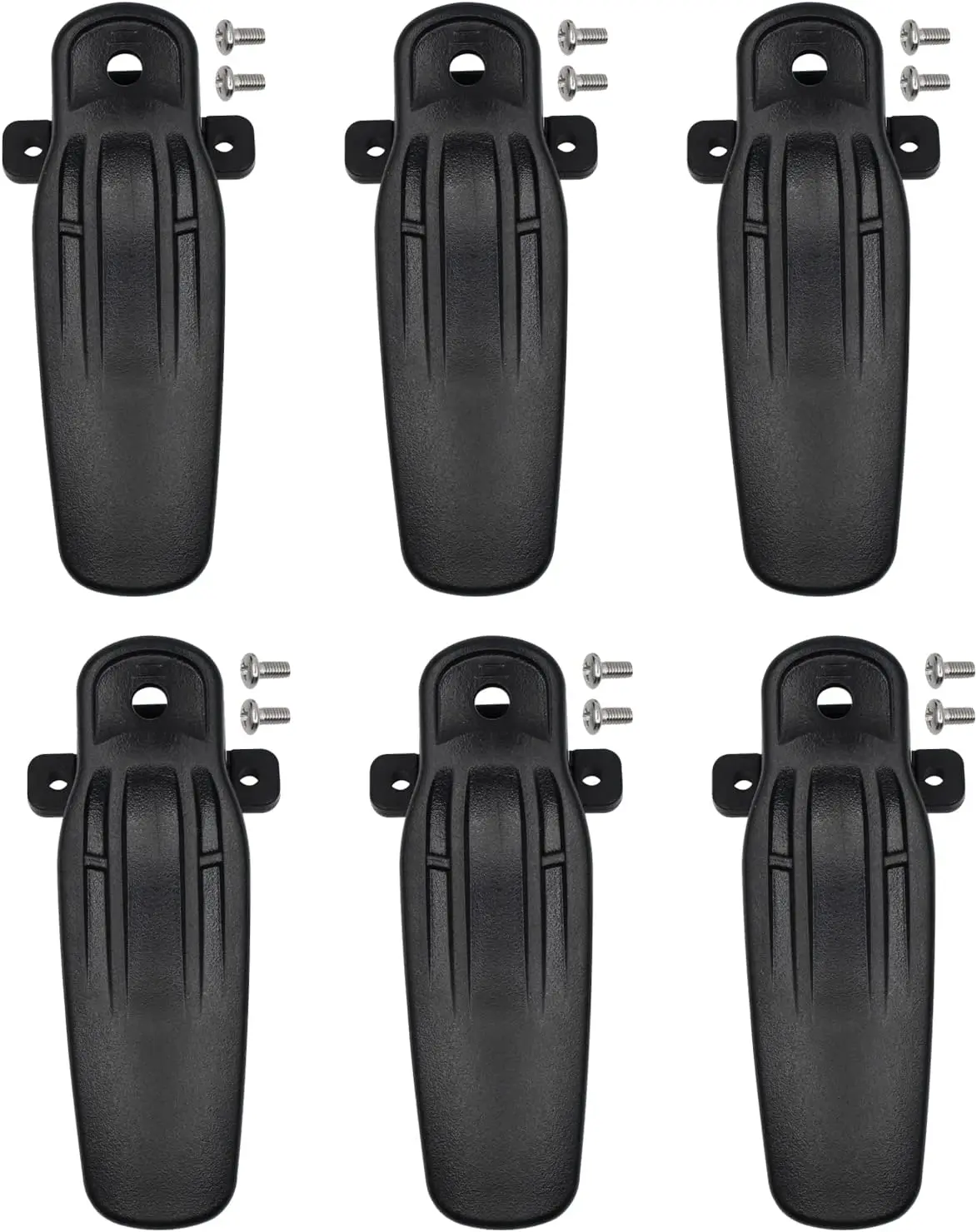 

6PC KBH-11 Belt Clip for Kenwood NX-5200 NX-5300 NX-5400 TK3180 TK2180 TK-5220 tk5320 nx-200g nx5200 Portable Radios