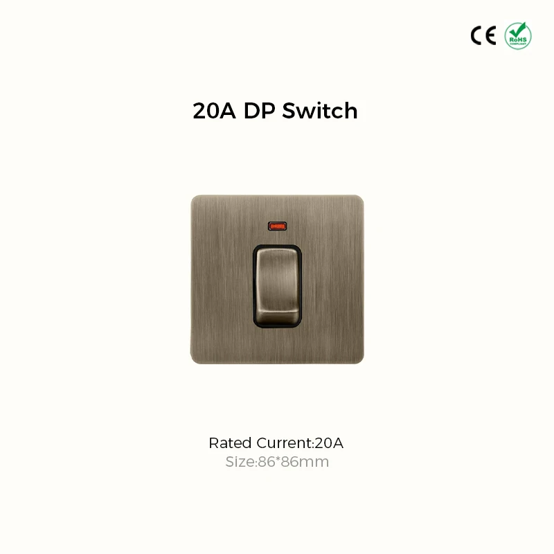 

Avoir Бронзовый матовый тумблер 1-4 группы 2-полосный металлический рычаг Настенные выключатели света Стандартный адаптер вилки Электрическая розетка с USB выключатель света светильник настенный розетки электрические