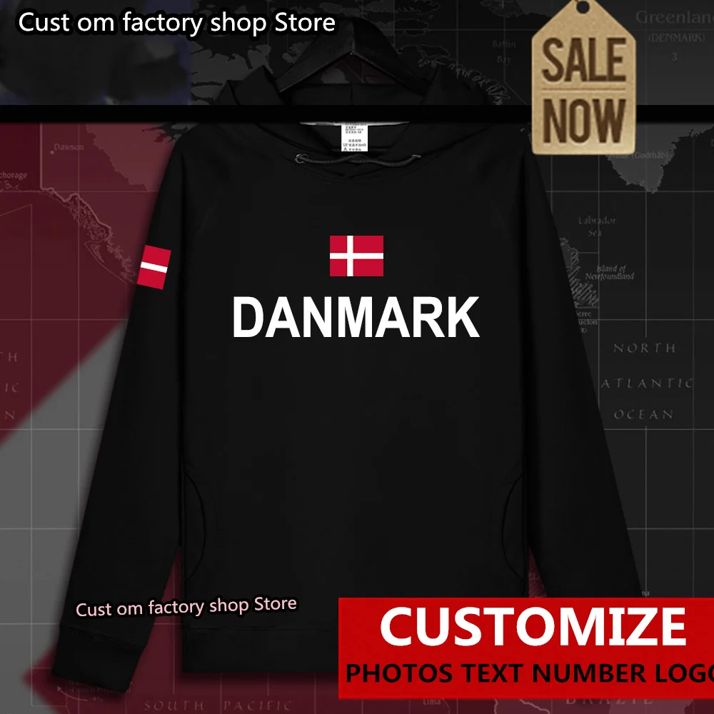 

Denmark Danish Danmark DK DNK mens hoodie pullovers hoodies men sweatshirt new streetwear clothing Sportswear tracksuit nation