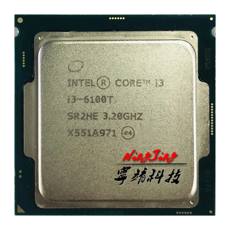 

Процессор Intel Core i3-6100T i3 6100T 3,2 ГГц двухъядерный четырехпотоковый, 3 МБ, 35 Вт, LGA 1151