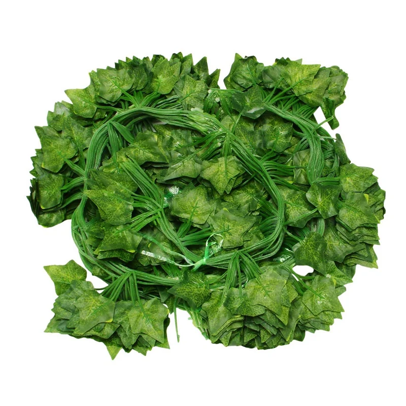 

36 Packs Of Artificial Ivy Leaf Plant Vine Hanging Wreath Fake Bougainvillea Home Garden Office Wall Decoration Green