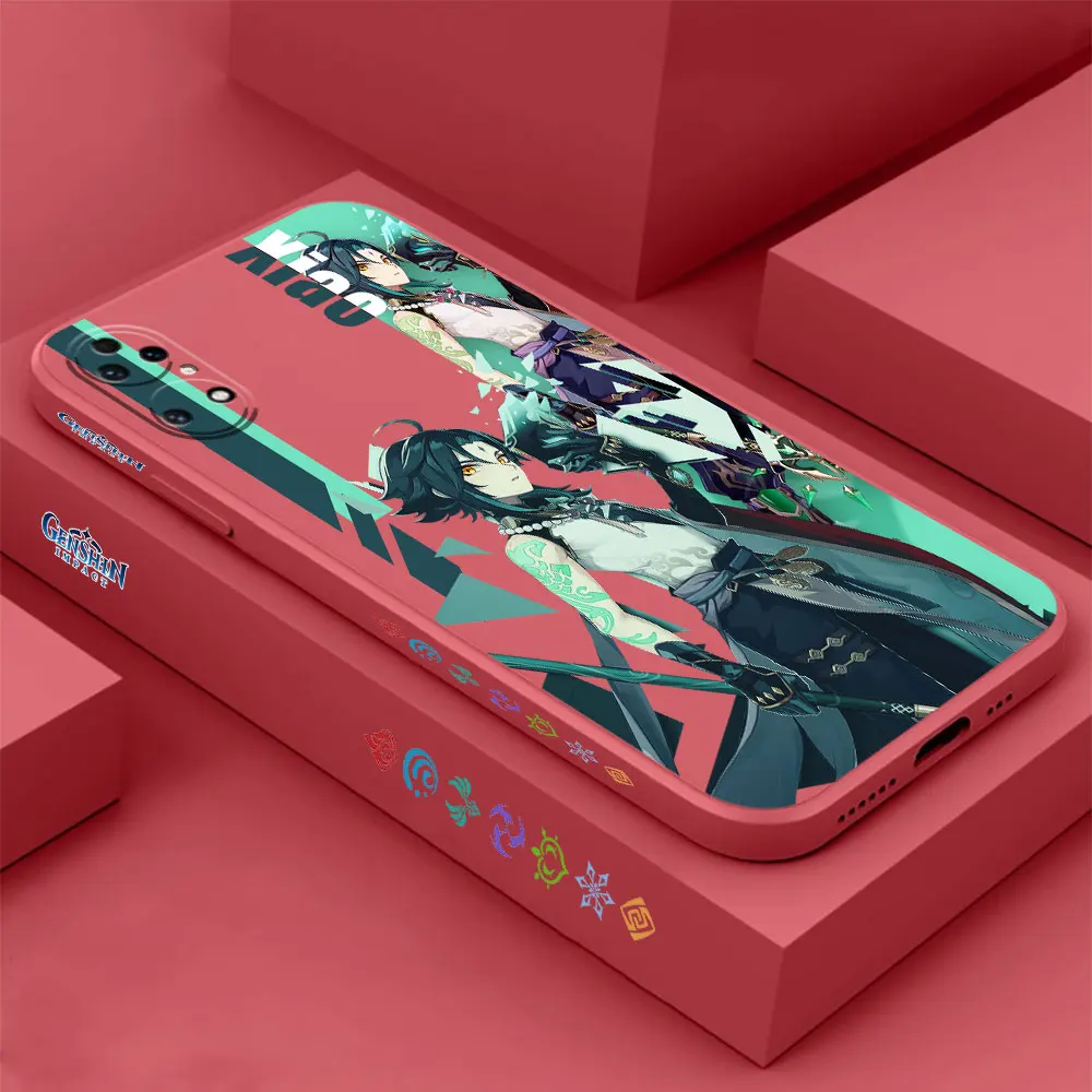 

Чехол для телефона Genshin Impact Raiden Shogun Xiao для Huawei P60 P50 P40 P30 P20 Mate 50 40 30 20 20X 10, цветной чехол из жидкого силикона