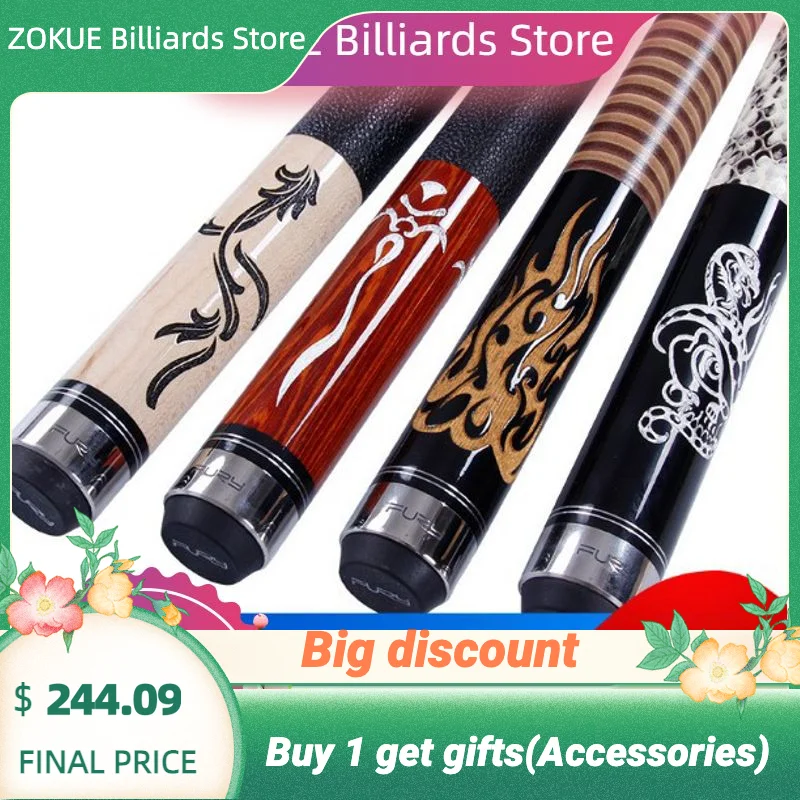 

Фурия новые бильярдные LE Серии бильярдным кием 11,75 мм наконечник 13 мм наконечник Северная Америка Клен Бильярдный Кий высокого качества про...