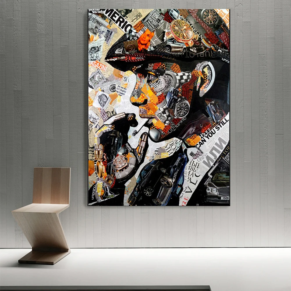 

Tommy Shelby Graffiti Canvas Poster Print Famous Movie Actor Painting Abstract Smoking Man Art Cuadros Wall Decoration Pictures
