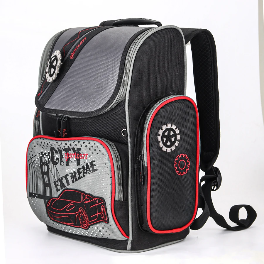 Kids Cars Pattern 1-006 School Bags for Boys Primary Students School Backpack Children's Cartoon Schoolbag Mochila Escolar