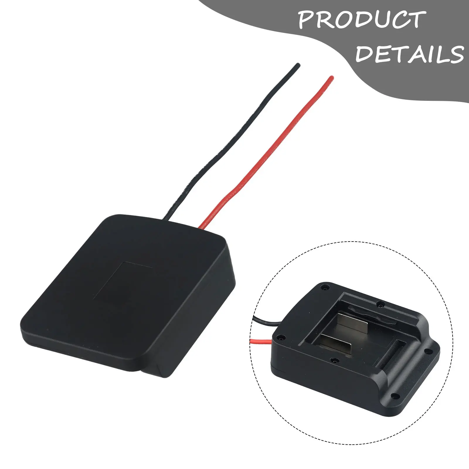 Обтекаемый аккумуляторный кабель выходной адаптер для Einhell и Ozito 18 В литий-ионный