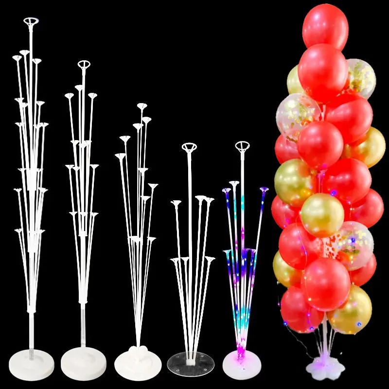 

7/13/19Tubes Balloon Stand Column Arch Balloons Holder Glue Dot Chain Clip Party Supplies Wedding Decor EID Birthday Baby Shower