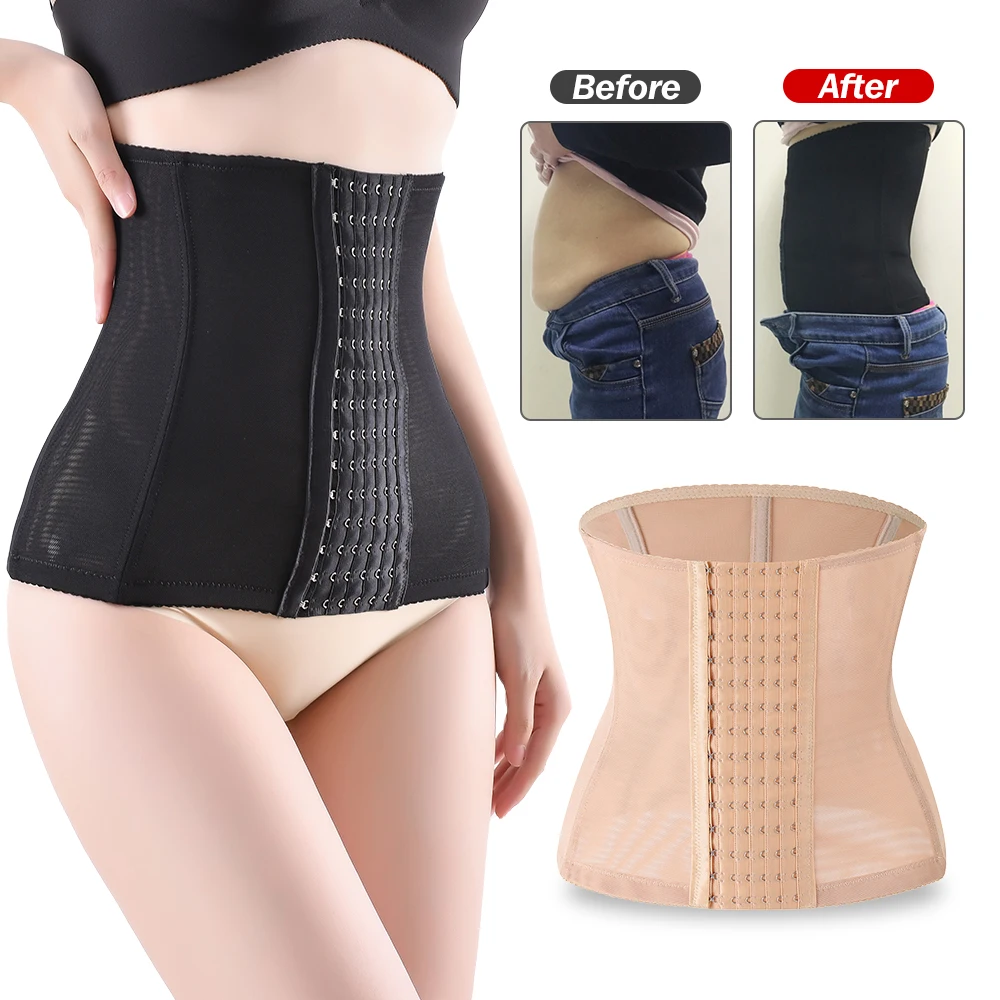 

Women's binders and shapers Postpartum Sheath Body Shaper Corset Waist Trainer Weight Loss Waist Cincher Girdles Modeling Strap