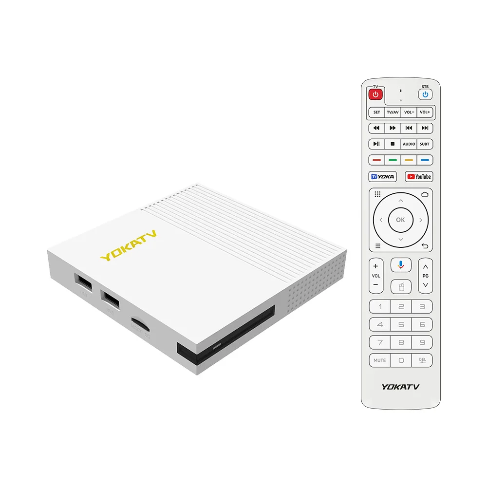 

Оригинальная ТВ-приставка YOKATV IPX1/IPX2 8K Android TV Box Amlogic S905X4 5G WiFi Bluetooth 4K проигрыватель на пару m3u Сталкер портал EPG IPTV