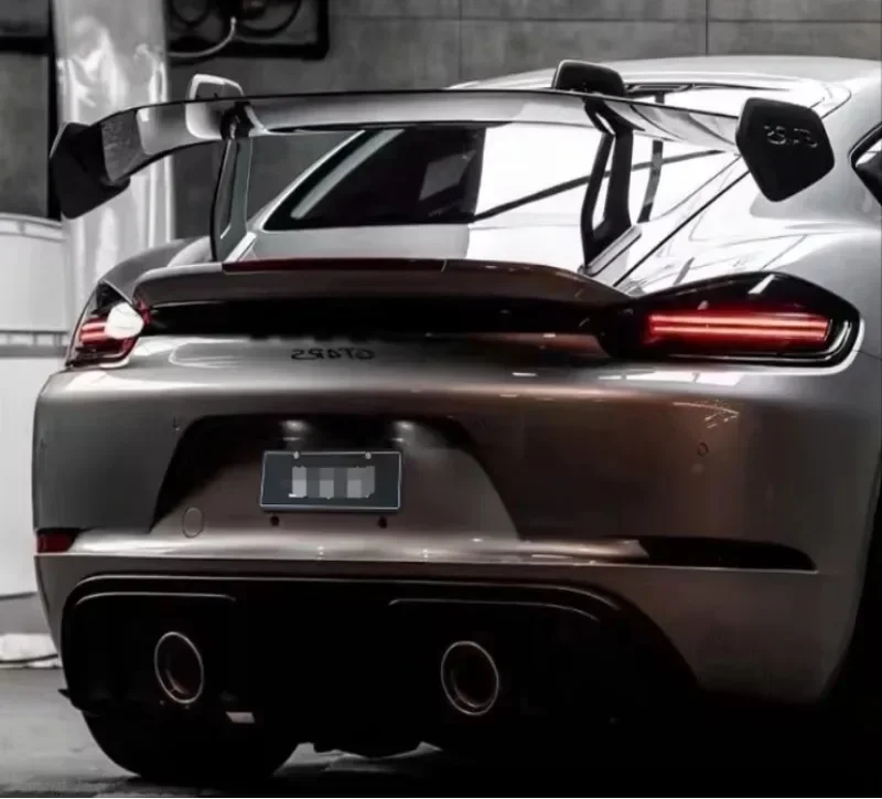 Новый! Сухое углеродное волокно для Porsche 718 Cayman GT4RS GT Стиль из настоящего