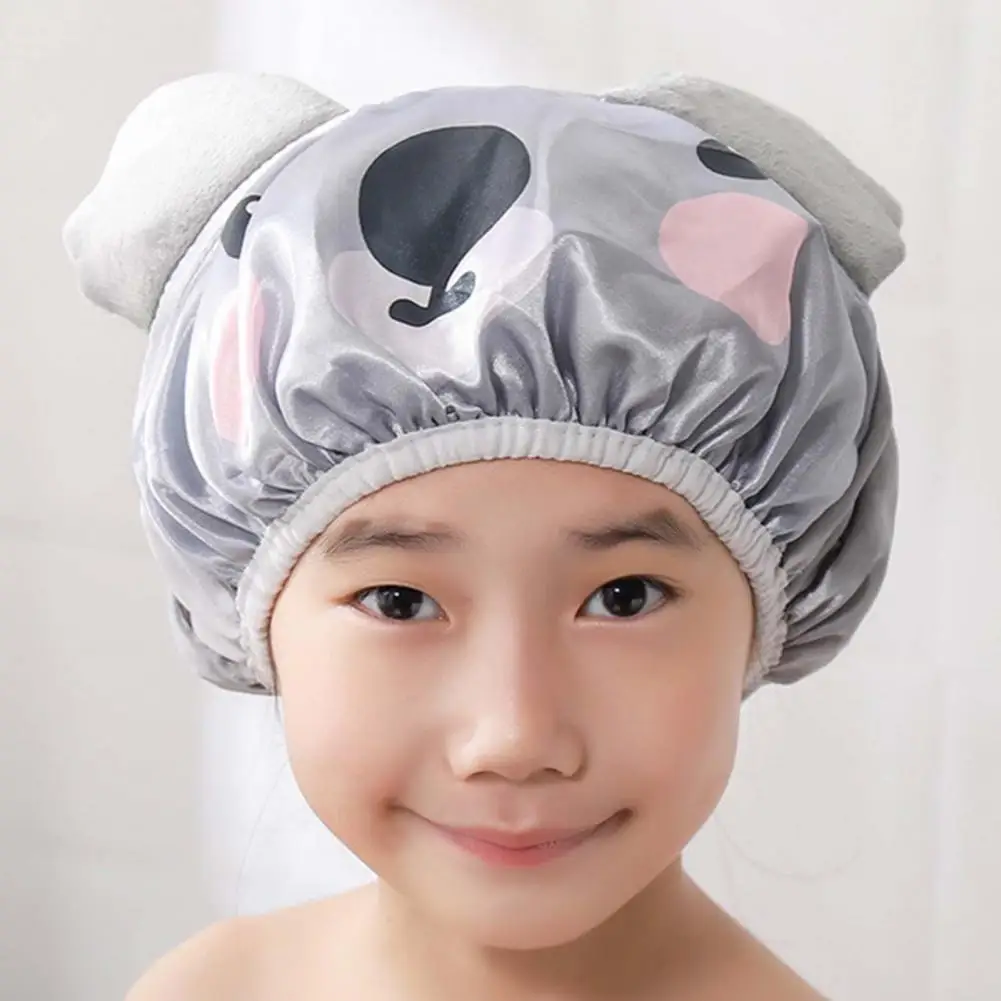 

Exquisite Fashion Lamb Chicken Salon Hair Hat PEVA Kids Salon Hair Hat Easy to Clean for Hotel