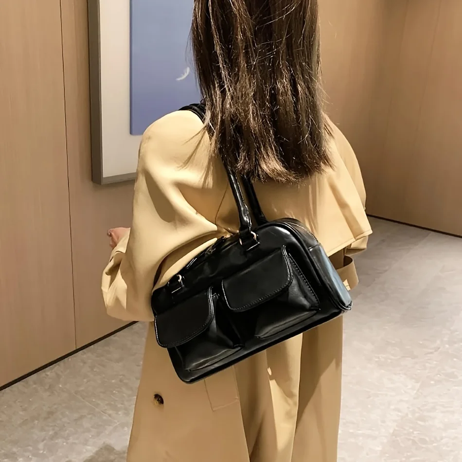 Сумка на плечо Guge Y2K из искусственной кожи женская сумочка с карманом Shangduo