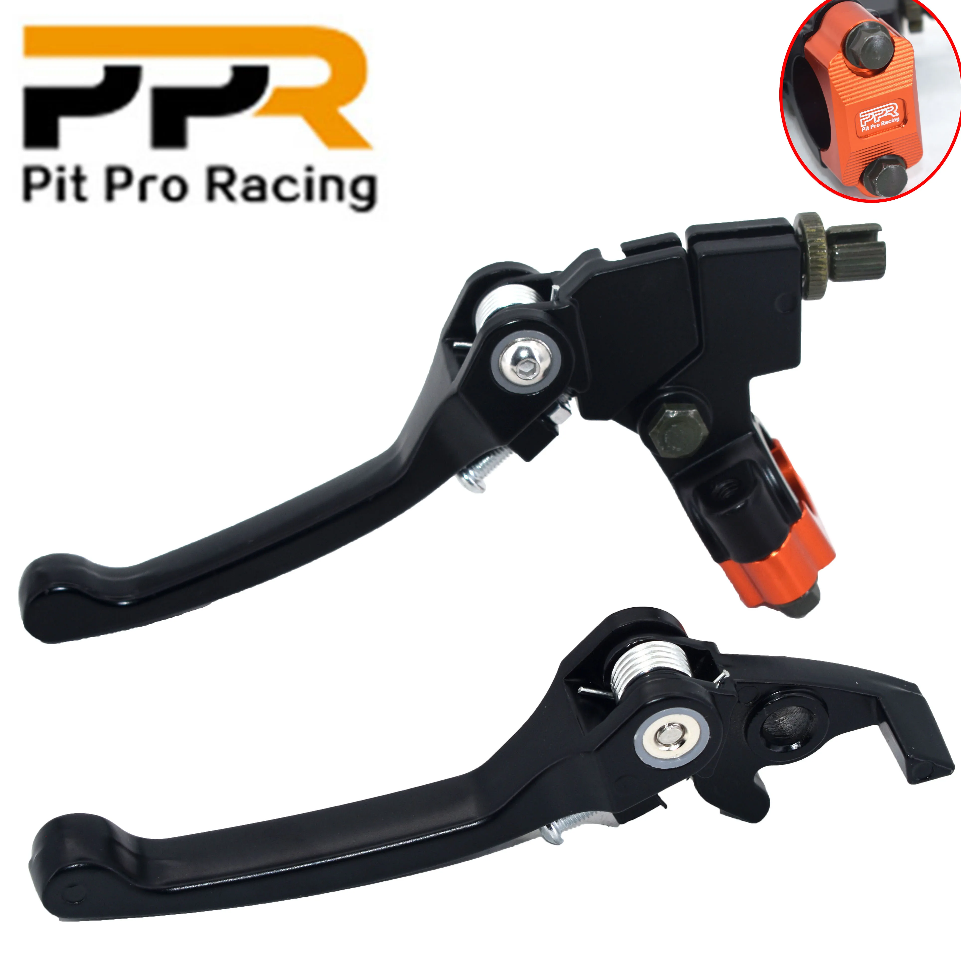 

Motorcycle Brake Lever Folding Clutch Lever 7/8" Handlebar Motocross Brake Parts