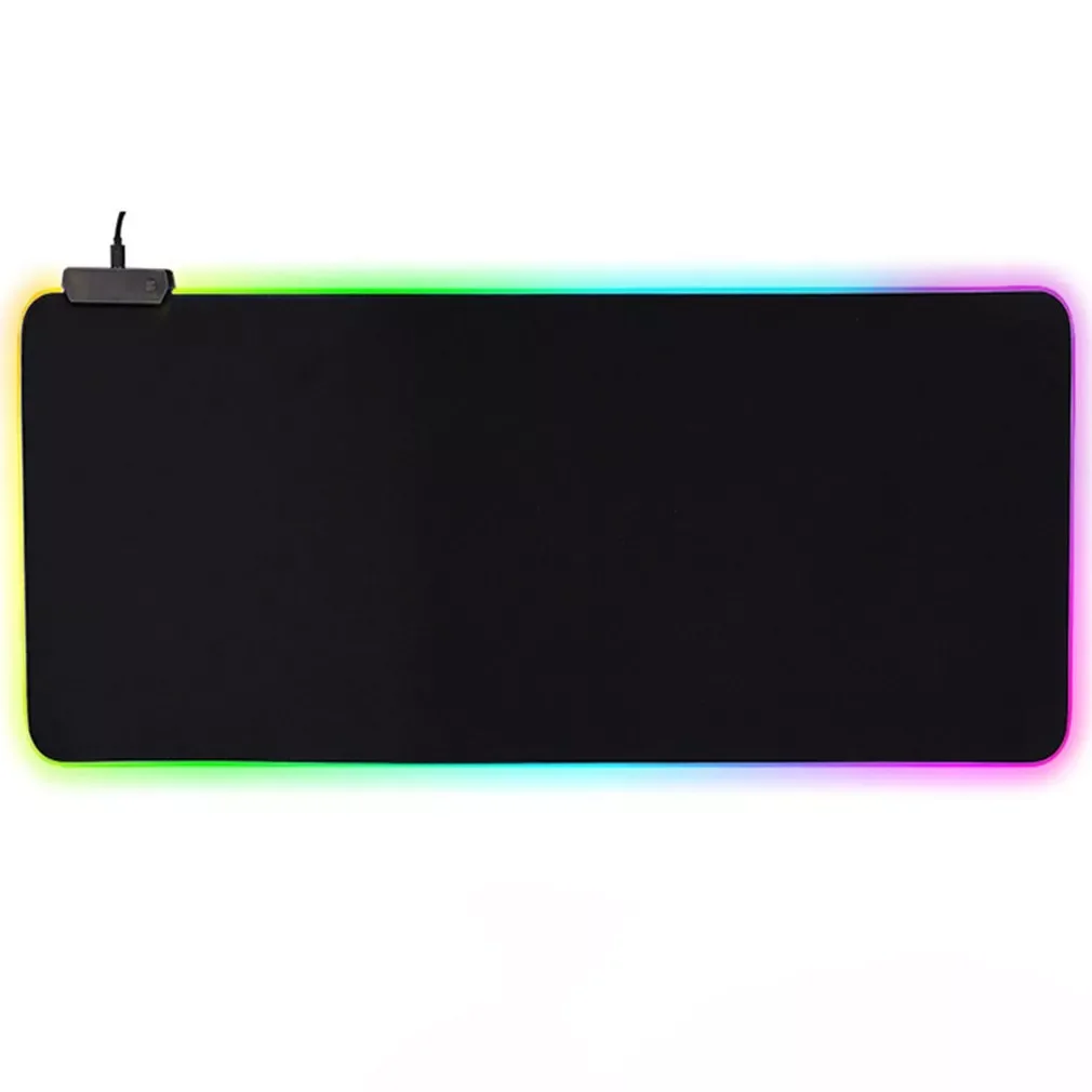 

LED Luminous Mouse Pad Fabric Seamed RGB Magic Light Effect Gaming Mouse Pad Thick Practical Mouse Pad