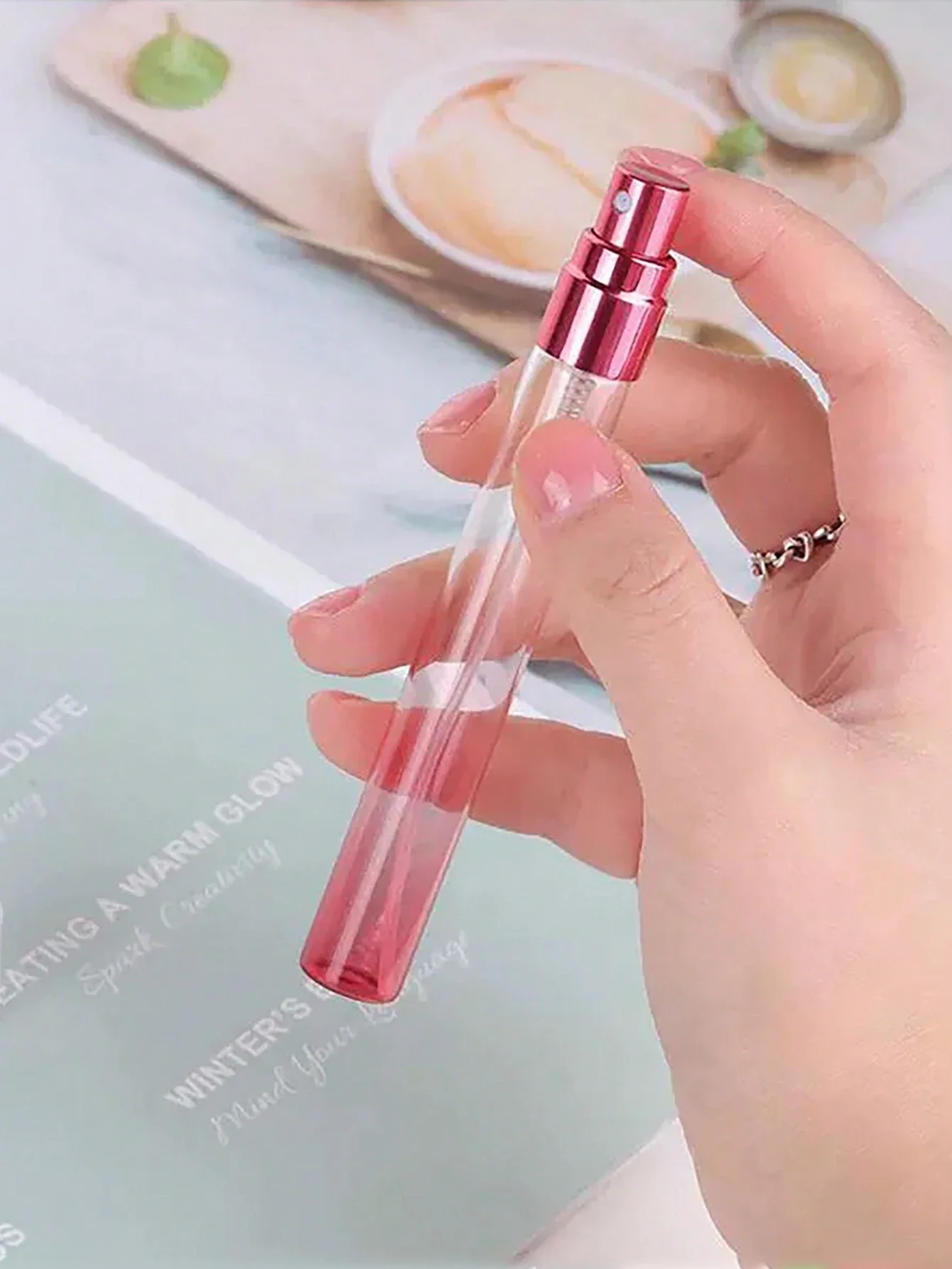 Многоразовый флакон с распылителем для парфюма 6 шт. + 4 аксессуары 10 мл