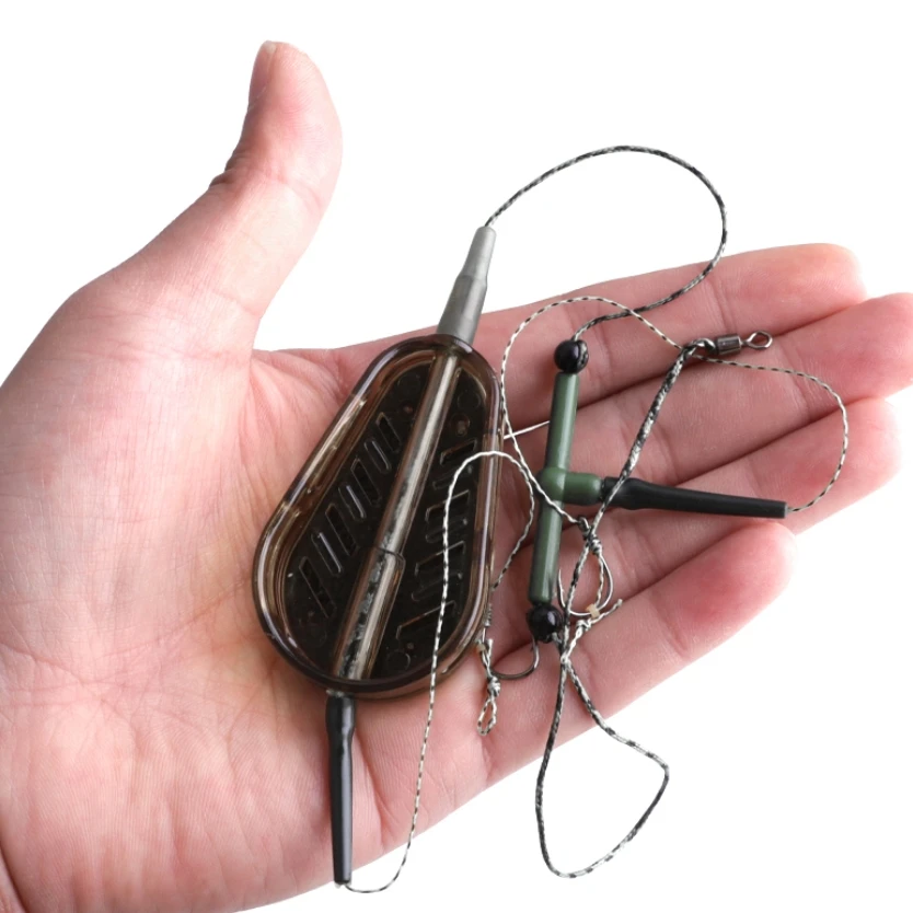 Фидерный крючок из высокоуглеродистой стали Fish KING 60-100 г