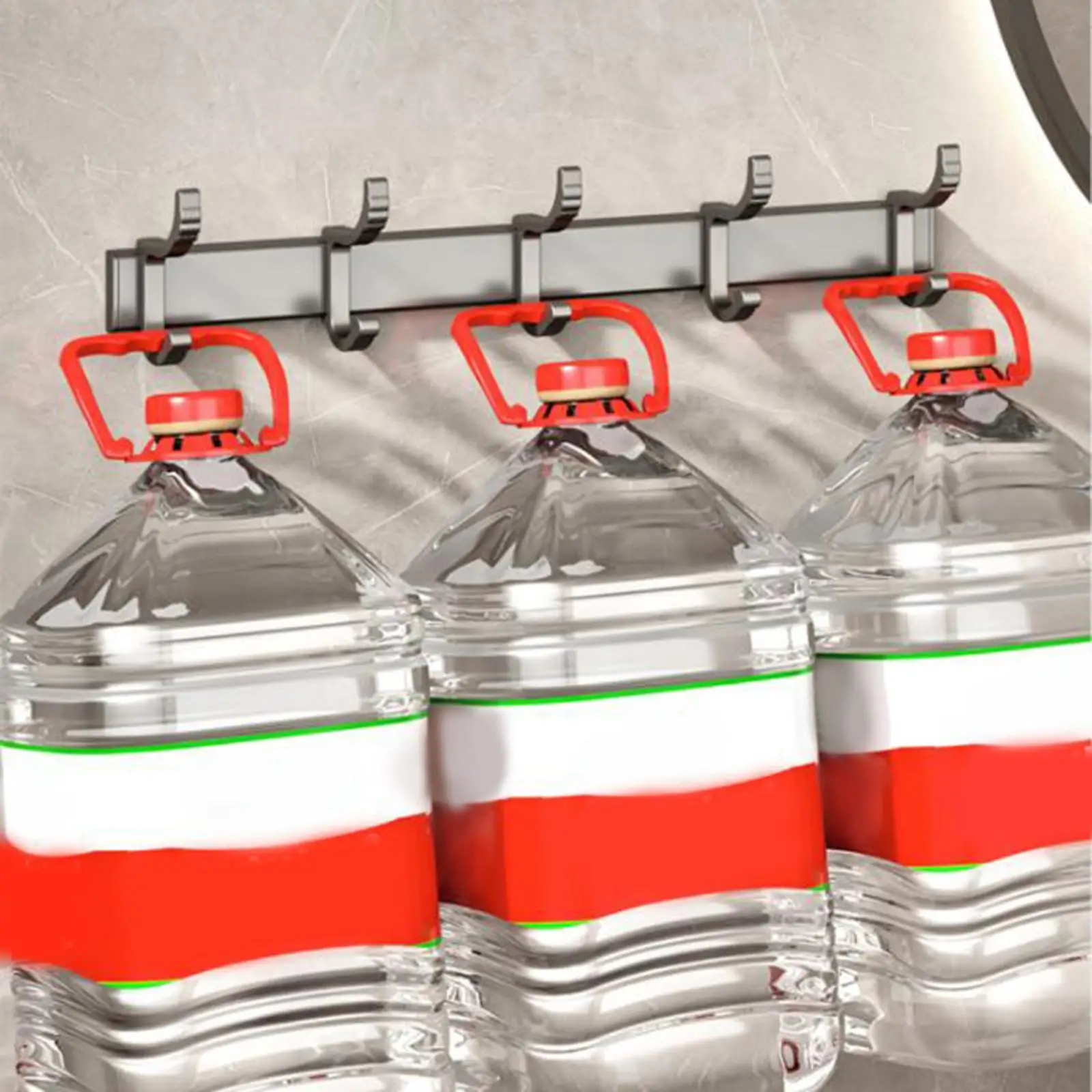 

Clothes Hanger Wall Mounted Hardware Modern Cloth Hanger Organizer 5 Hooks for Bathroom Hall Home Organization Kitchen Entryway