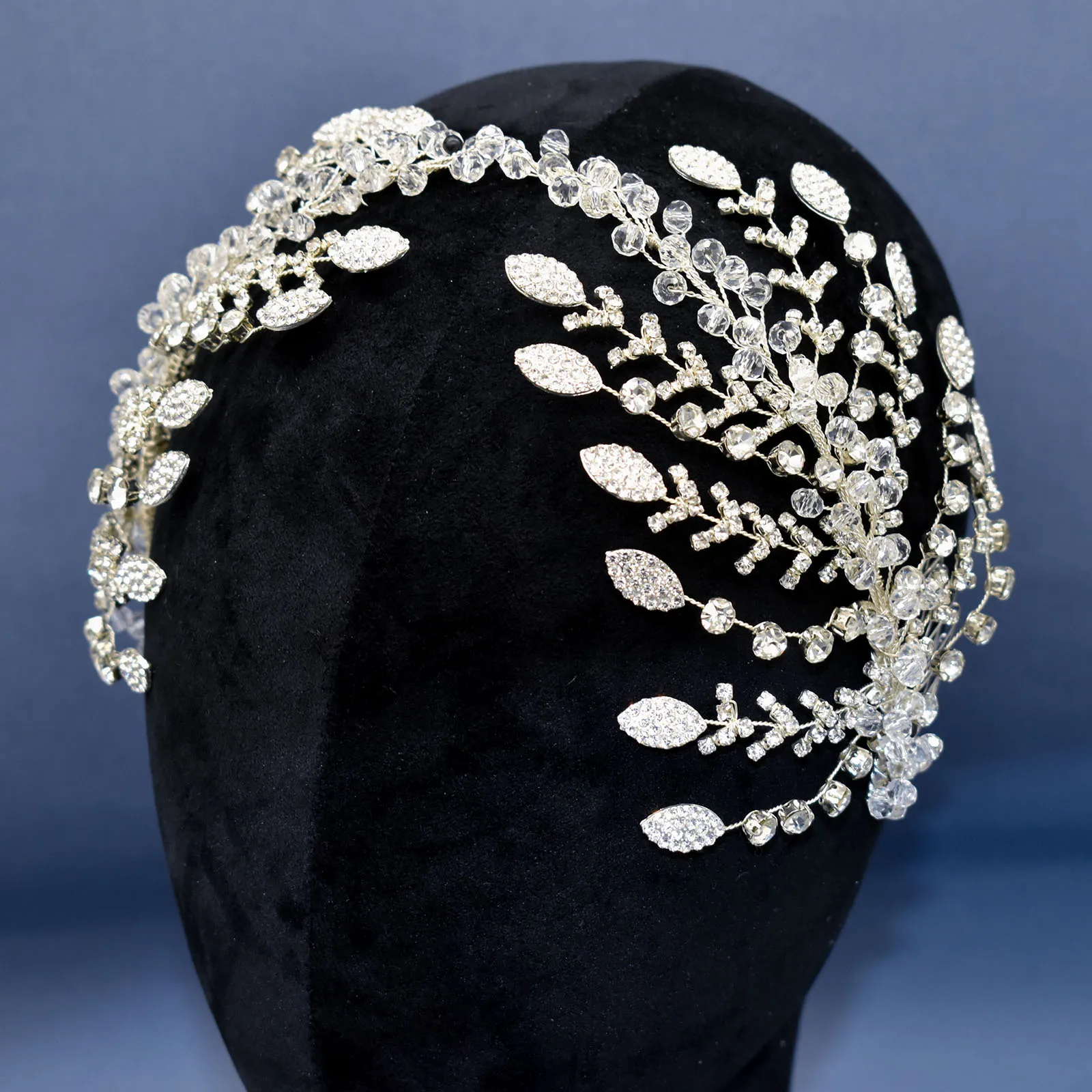 

DZ085 Wedding Tiara Hair Comb Crystal Bridal Hairpins Rhinestone Head Jewelry Gift Fashion Women Barrette Bride Headpiece