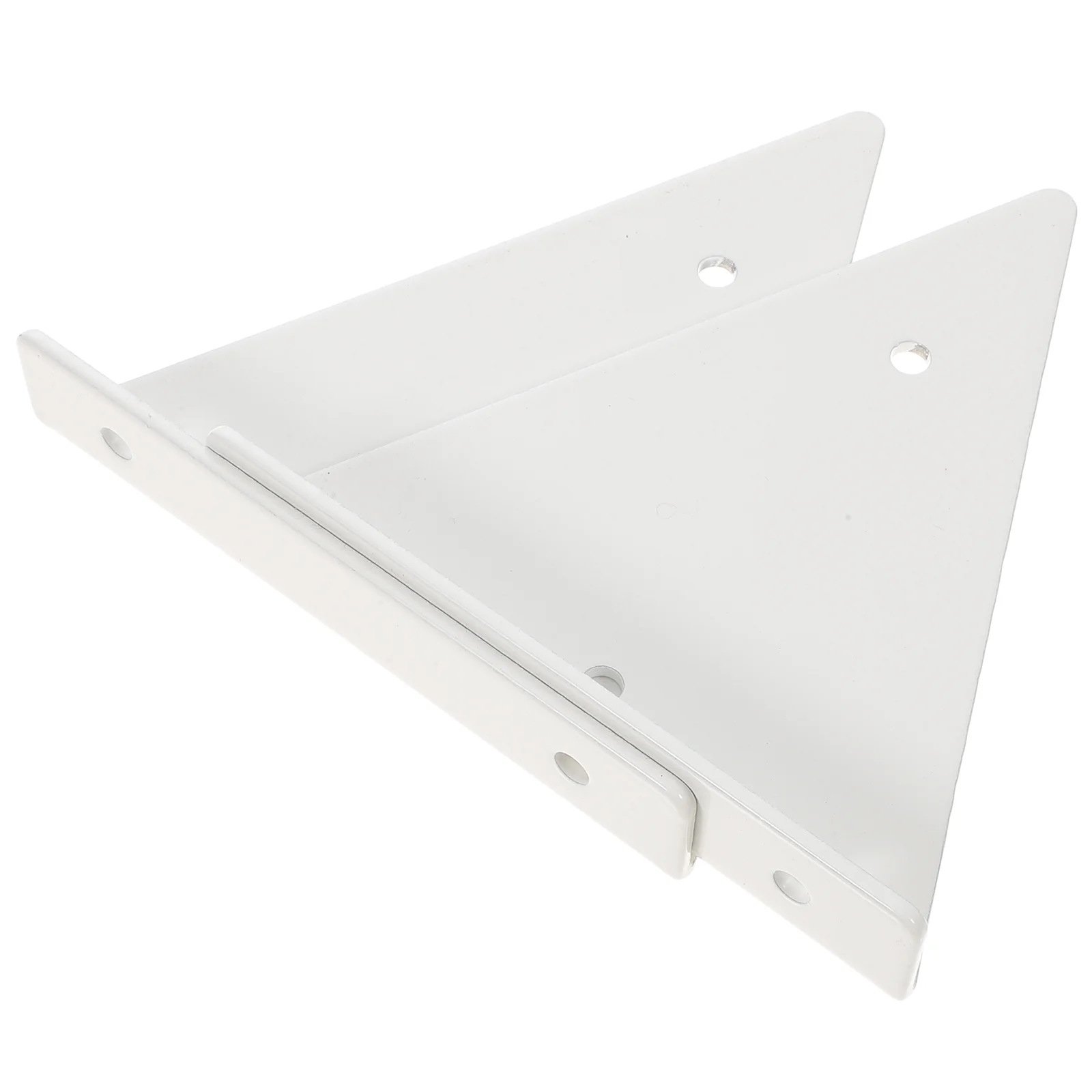 

2 Pcs Invisible Tripod Bracket Heavy Duty Shelving Floating Shelf Holder Ledge Brackets Shelves Iron Wall Mounted Shelf Brackets