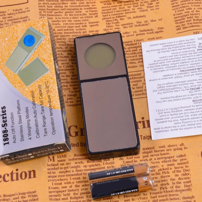 Электронные цифровые карманные весы 100 г 0 01 прецизионные с ЖК-дисплеем и