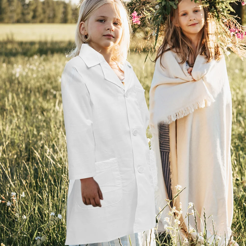 Детская одежда детский лабораторный халат декоративные костюмы ученого для