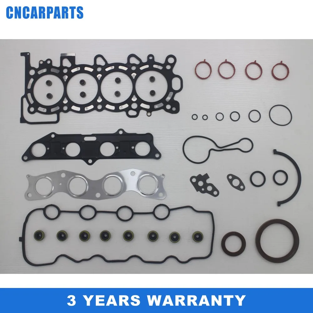 L12A2 L12A3 L13A1 L13A3 L13A5 Комплект прокладок полной головки подходит для Honda Jazz Aria city 1.2L 1.3L